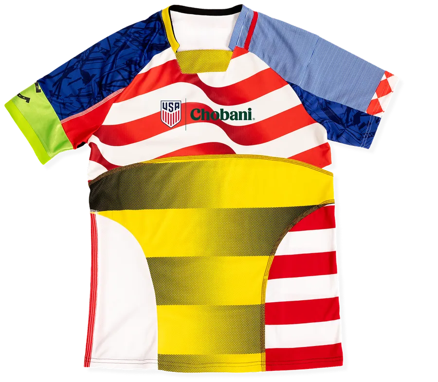 Chobani × USSF jersey front — Christian Pulisic